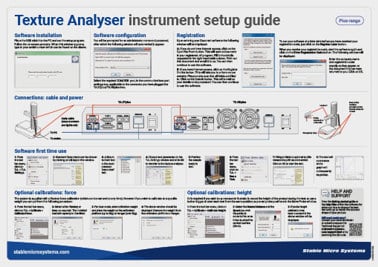 Texture Analyser instrument setup guide – Plus range